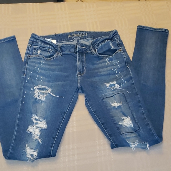 Bullhead Black Denim - Bullhead Black Skinny Jeans Sz7 (#184)